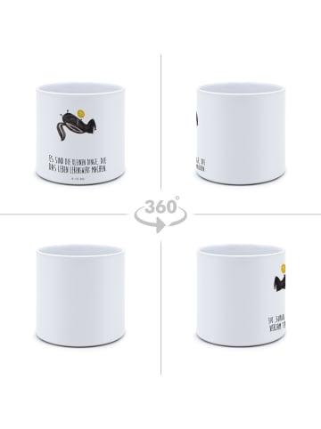 Mr. & Mrs. Panda Pflanzkübel Groß Stinktier Ball mit Spruch in Weiß