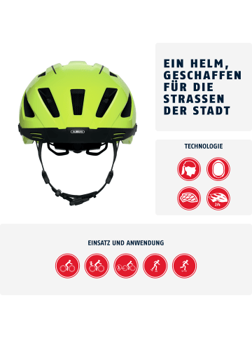 ABUS Fahrradhelm Pedelec 2.0 in signal yellow