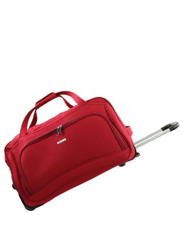 D&N Bags & More - 2-Rollenreisetasche 65 cm (schwarz) in rot