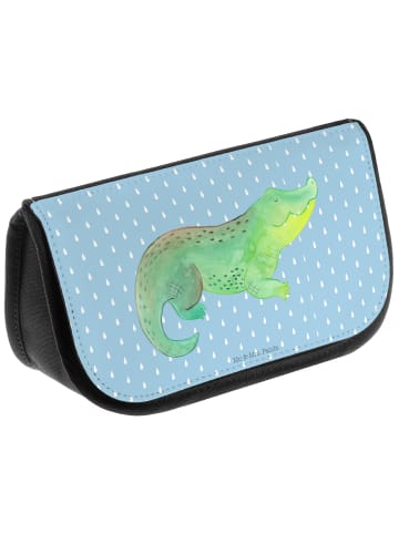 Mr. & Mrs. Panda kulturtäschchen Krokodil ohne Spruch in Blau Pastell