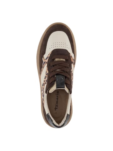 Tamaris Sneaker in MOCCA/LEOPARD