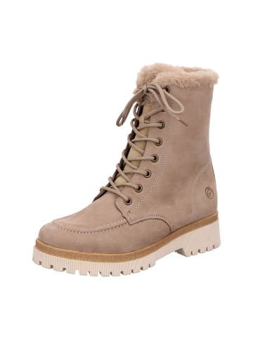 remonte Schnürboots in Beige