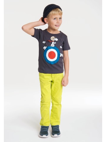 Logoshirt T-Shirt Snoopy - Target in blau-grau