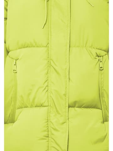 myMo Wattierte Steppjacke in Saure Limette Schwarz