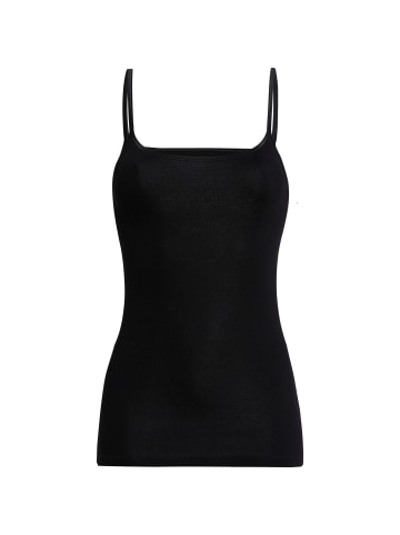 Con-ta Baumwolle, Feinripp Unterhemd 4er-Pack in schwarz