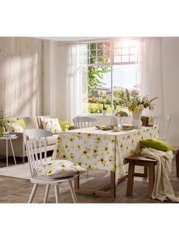 Erwin Müller Baumwollmischung Tischdecke Sonnenblume in gelb