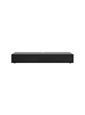 CALICOSY TV-Lowboard ORELIA in Schwarzes Holz - (W) 160  x (H) 22  x (L) 43  cm
