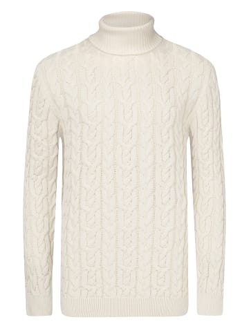 JIMMY SANDERS Rollkragenpullover in Ecru