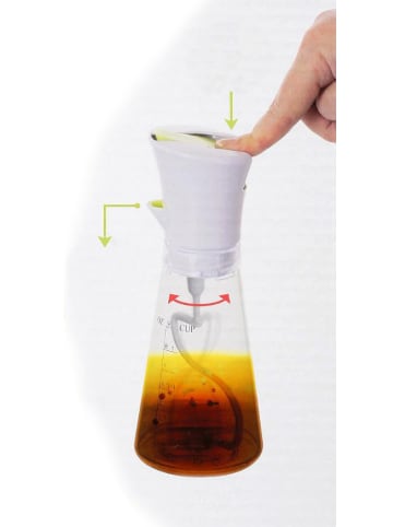 Secret de Gourmet Dressing-Shaker in transparent