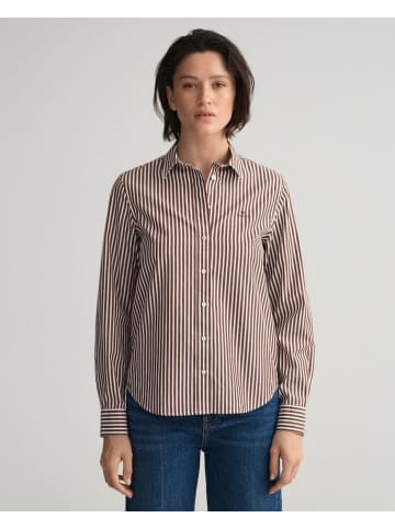 Gant Langarmbluse in cocoa bean