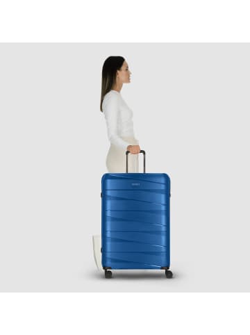 Redolz Essentials 10 LARGE 4 Rollen Trolley 76 cm in blue-metallic 3