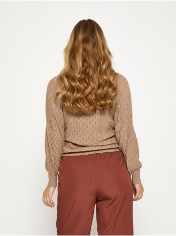 Peppercorn Pullover in Warm Sand Melange