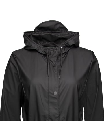 RAINS Regenjacke Curve W Jacket W3 in schwarz