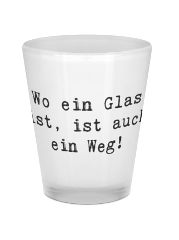 Mr. & Mrs. Panda Pinchen Spruch Schnapsglas Freude mit Spruch in Transparent