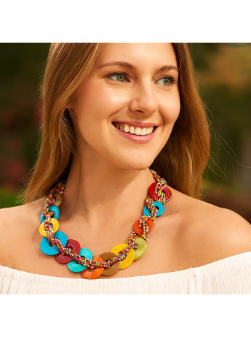 Steuer Modeschmuck Metall in mehrfarbig