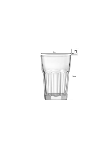 Ritzenhoff & Breker 6er Set Longdrinkgläser Riad 350 ml in transparent