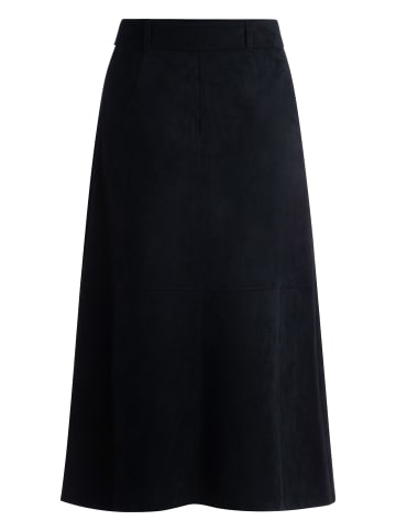 Zero  Midirock mit Bindegürtel in Black Beauty