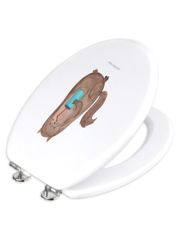 Mr. & Mrs. Panda Toilettensitz Katze Dose ohne Spruch in Weiß