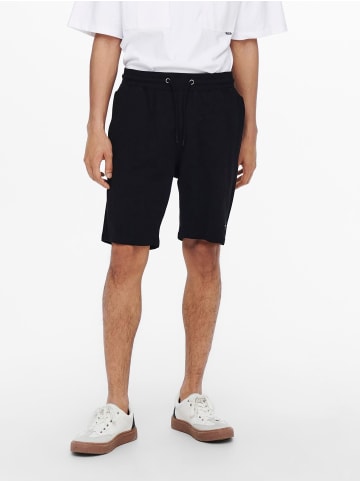 Only&Sons Kurze Jogginghose ONSNEIL in Schwarz