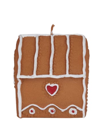 Butlers Kerze X-MAS Lebkuchenhaus in Braun