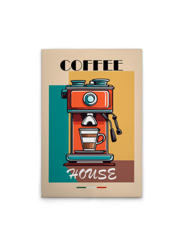 A.S. Création Leinwandbild Canvas Coffee House  Bunt