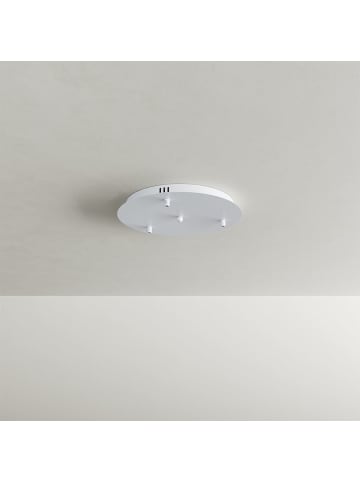 s.LUCE Modular Hängeleuchten-Baldachin 3-flammig oder 5-flammig in Weiß