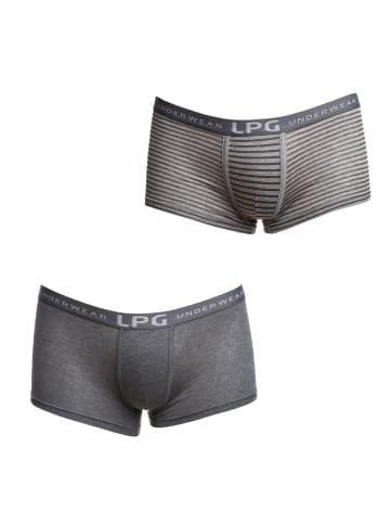 Le Petit Garcon 2er-Set: Boxershorts in Gray