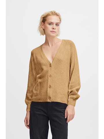 ICHI Strickjacke IHKAMARA Loose fit in Curry