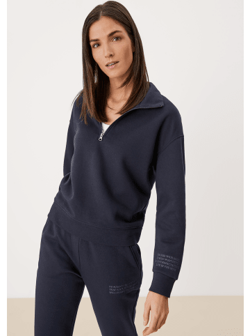 s.Oliver Sweatshirt langarm in Blau