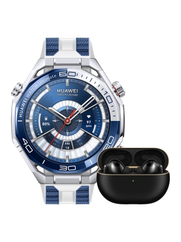 Huawei Smartwatch Watch Ultimate 2 Bundle in blau