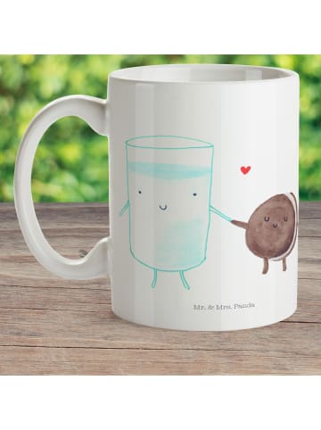 Mr. & Mrs. Panda Pott Milch Keks ohne Spruch in Weiß