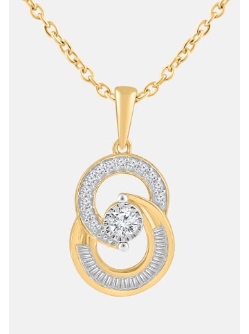 Diamant Exquis Halskette aus 375 Gelbgold mit Diamant