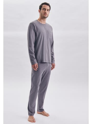 Seidensticker Pyjama Regular in Grau