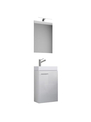 ebuy24 Badmöbel-Set Slito Weiß 41 x 22 cm