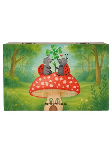 Mr. & Mrs. Panda Box Marienkäfer Fliegenpilz Design ohne Spruch in Weiß
