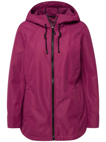 Ulla Popken Softshelljacke in fuchsia pink