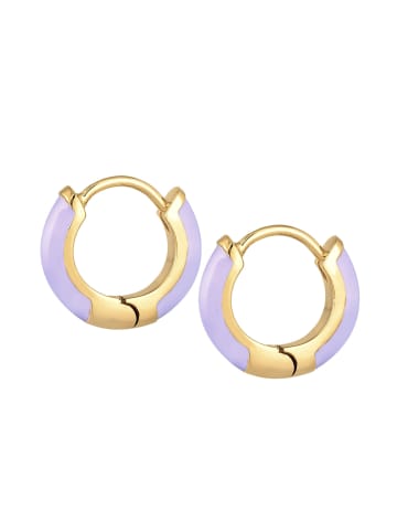 Elli Ohrringe 925 Sterling Silber in Violett hell