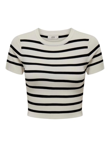 JACQUELINE de YONG Crop Top Kurzarm JDYCIRKELINE in Weiß-2