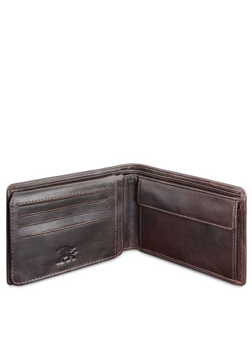 mano Don Luca - Geldbörse 13 cm (dunkelbraun) in dunkelbraun