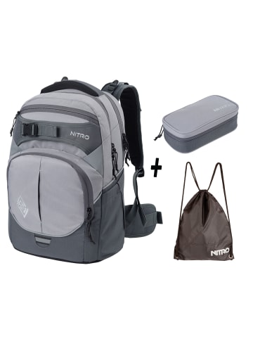 Nitro Rucksack Set Superhero in GRAPHITE
