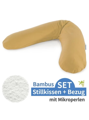 Theraline Stillkissen Das Original mit Mikroperlen-Füllung in gelb