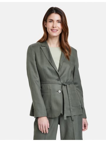 Gerry Weber Blazer Langarm gefüttert in Olive