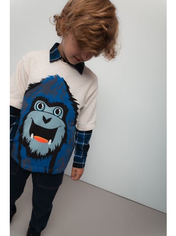 Coccodrillo Baumwoll-T-Shirt in beige