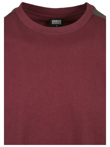 Urban Classics T-Shirt in cherry/blackbird