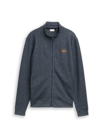 Tom Tailor Sweatjacke für Herren in dunkel-blau