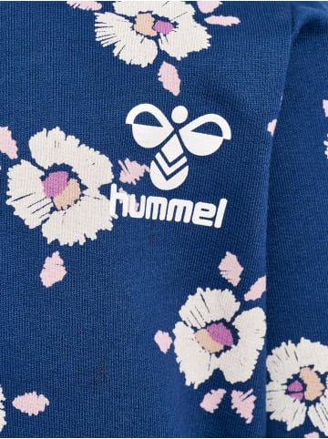 Hummel Druckknopf Sweatshirt Hmlbloom Mädchen in DARK DENIM