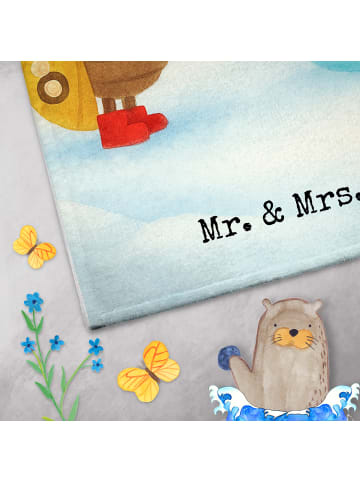 Mr. & Mrs. Panda gäste wc handtuch Nachtfalter Schneemann Design... in Weiß