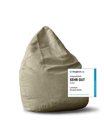 Lumaland Sitzsack In-& Outdoor 120l beige Braun