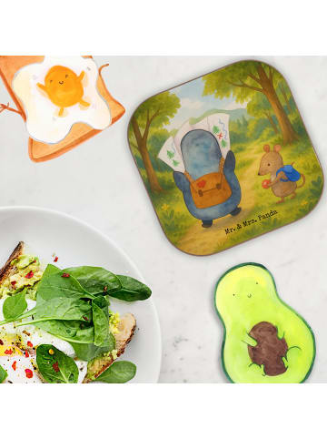 Mr. & Mrs. Panda Untersetzer Pinguin & Maus Wanderer Design ohne... in Weiß