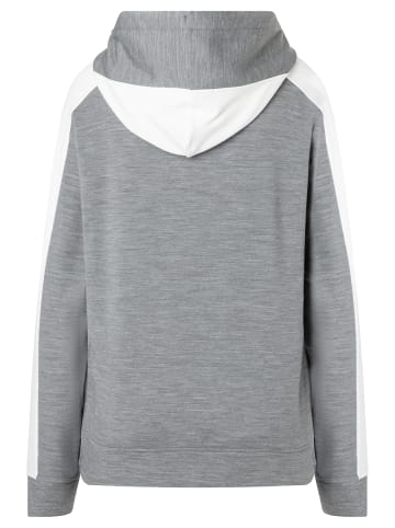 super.natural Merino Hoodie COLORADO in grau